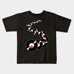 Vinyl Snake Kids T-Shirt